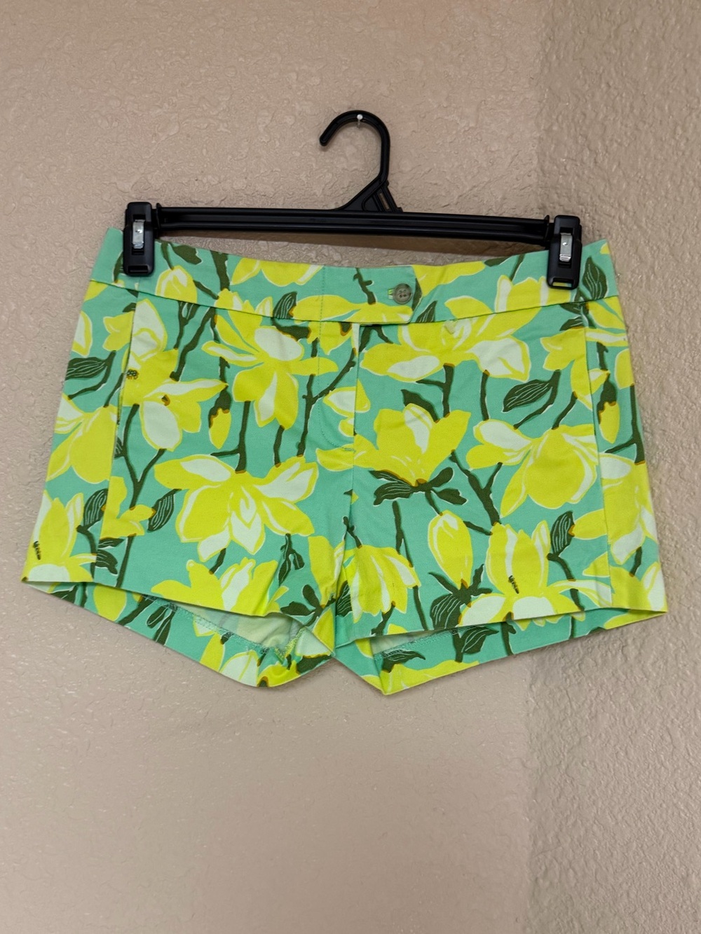 4/$20 J. Crew Floral Cotton-Blend Women’s Shorts in Yellow and Mint